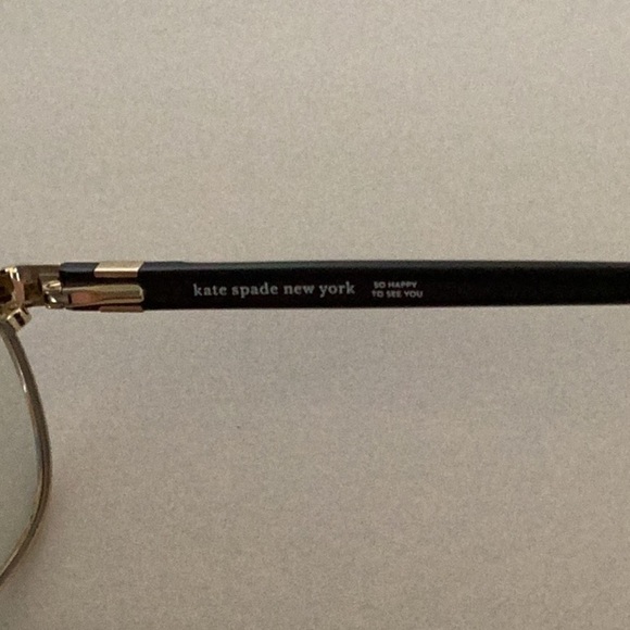 KATE SPADE PERSCRIPTION FRAME GLASSES WITH CASE BOW DETAIL - Picture 9 of 10
